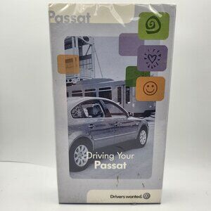 Volkswagen VW Driving Your Passat Instructional VHS Video 2002 Sealed